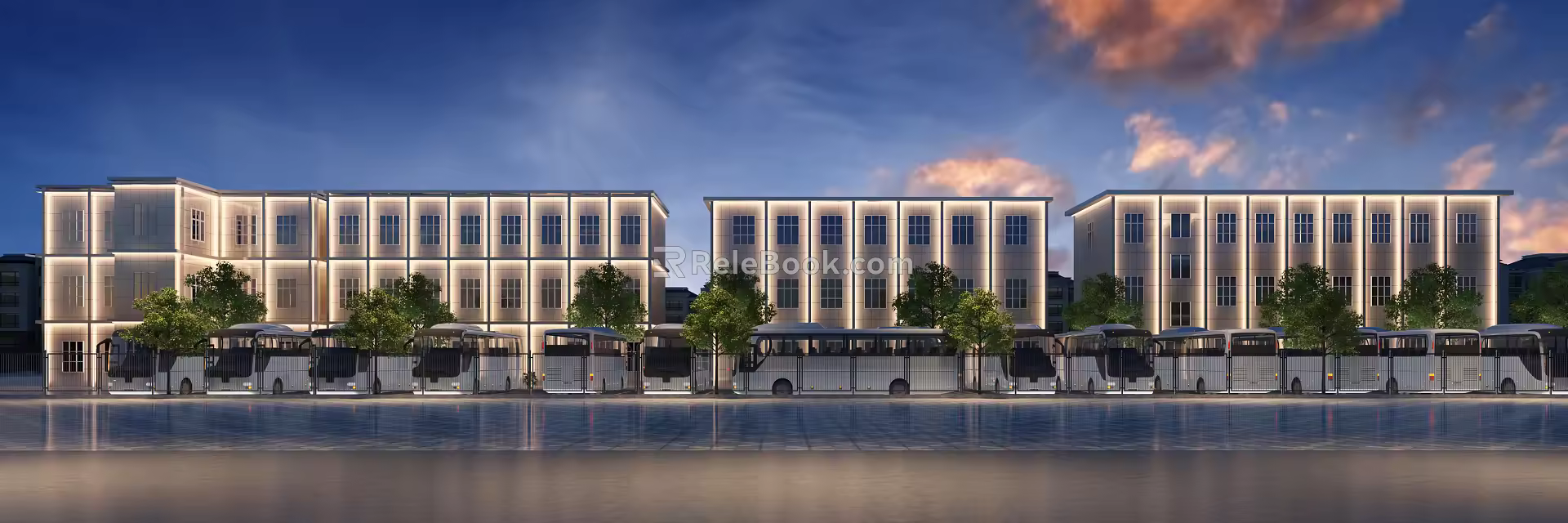 modern architecture architectural appearance 3d model