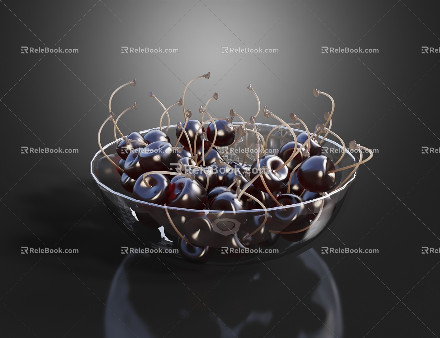 Modern Cherry Cherry 3d model