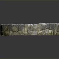 Antique Traditional Stacked Stone Mill Featuring Circular Design And Mossy Base