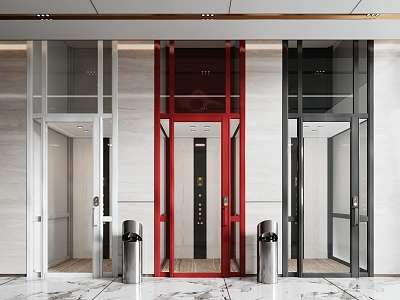 Modern Elevator Villa Elevator Lift 3d model