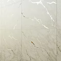 White Marble Tiles With Gold And White Veins For Interior Decoration