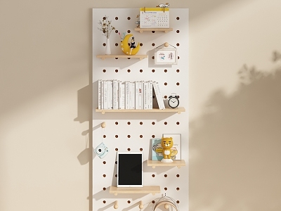 Desk Hole Board Storage Rack model