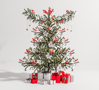 Modern Christmas Tree 3d model