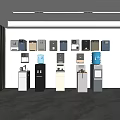 Modern drinking water machine direct drinking machine 3d model