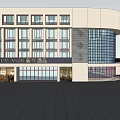 LAVANDE Hotel Facade Design With Modern White Exterior And Illuminated Windows