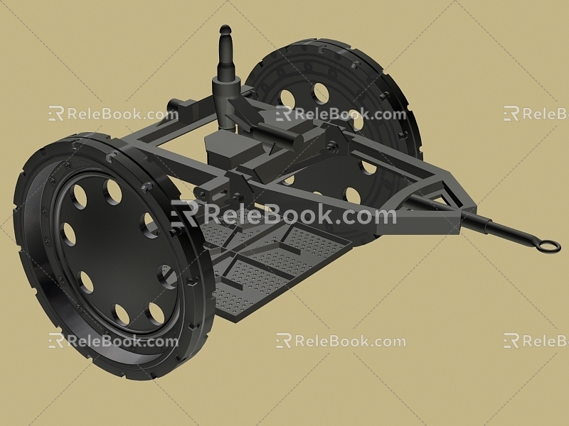 Artillery 3d model