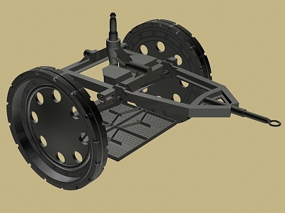 Artillery 3d model