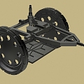 Artillery 3d model