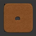 Simple Wooden Furniture Stool With Square Seat And Sturdy Legs Design