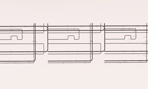 Modern metal pipe bare shed 3d model