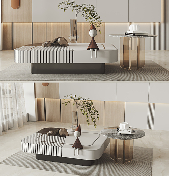 Modern coffee table 3d model