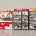 Modern Refrigerator Office Refrigerator Beverage Refrigerator Supermarket Refrigerator Soda Refrigerator 3d model