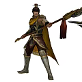 Modern Game Character Three Kingdoms Unparalleled Character Man 3d model