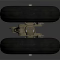Heavy Duty Dual Tires With Metal Bracket And Wheel Hub Structure Design