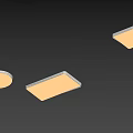 Modern Minimalist Ceiling Light Rectangular And Round Slim LED Panel Designs For Home Interior