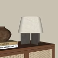 Modern table lamp 3d model