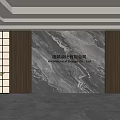 Modern Front Desk Background Wall Simple Background Wall Front Desk Reception Area Background Wall Company Front Desk Background Wall 3d model