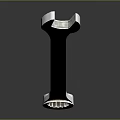 Wrench wrench tool hardware tools processing tools realistic 3d model