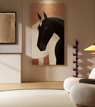 modern decorative painting 3d model