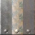 Background Wall Samples With Various Colors Textures And Transparent Spheres Decor