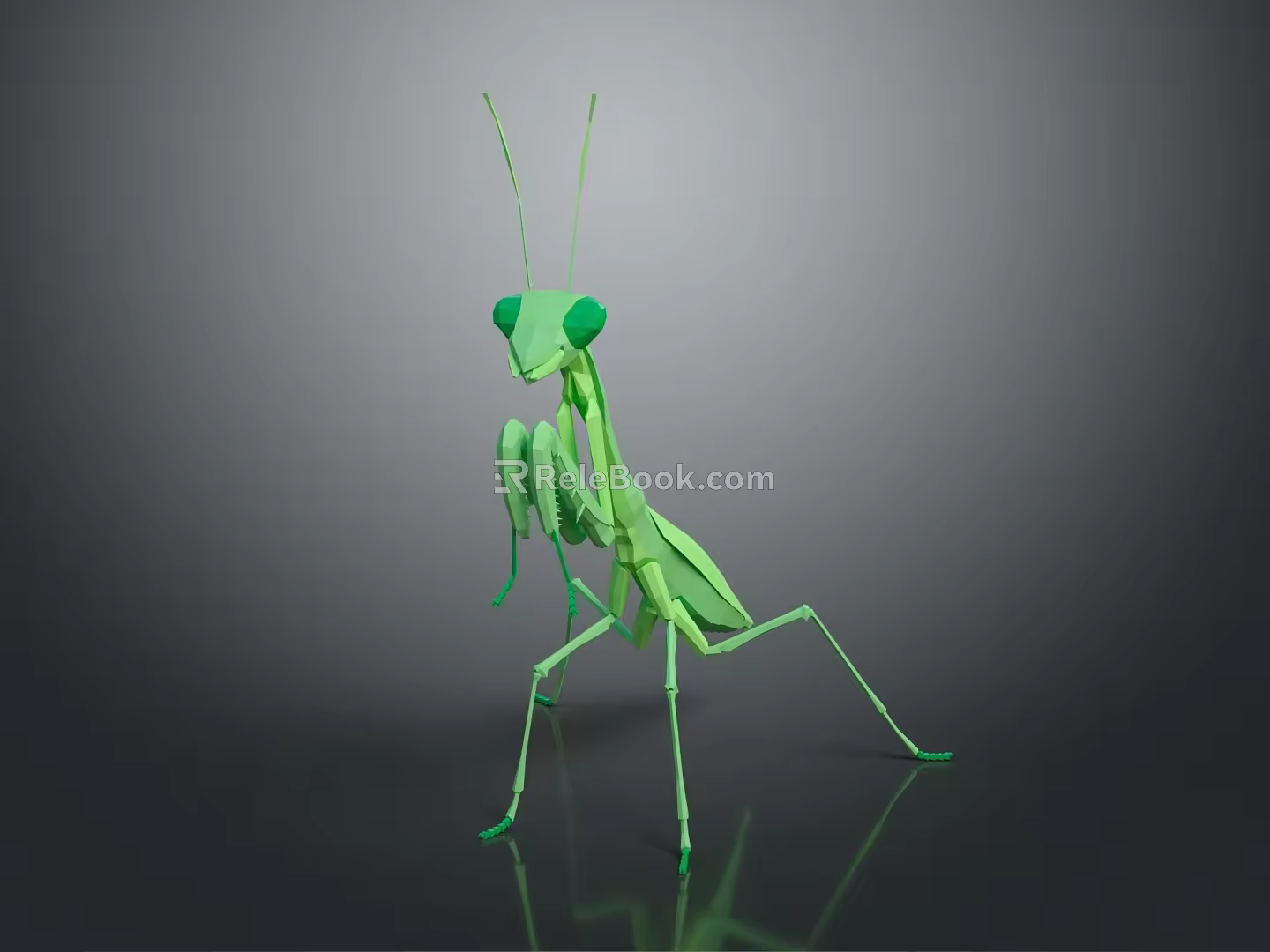 Modern Mantis Cartoon Mantis Animation Mantis Knife 3d model
