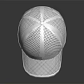 White Mesh Baseball Cap With Breathable Design For Daily Wear