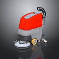 Modern sweeping robot cleaning robot automatic cleaning robot sci-fi sweeper 3d model