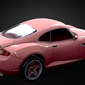 Cute Pink Cartoon Electric Toy Car With Big Eyes And Stylish Wheels