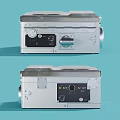 Retro Sound Recorder Radio Telegraph Radio 3d model