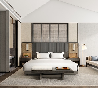 Hotel Rooms 3d model