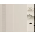 New Chinese sofa background wall 3d model