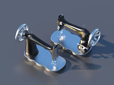 Sewing Machine Equipment 3d model