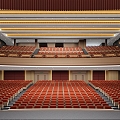 Lecture Hall Stage Lighting Stage Sound Acoustic Board Lecture Hall Seat Lecture Hall School Lecture Hall 3d model