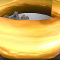 Ancient Great Wall 3D Model With Stone Fortress Walls And Crenellations