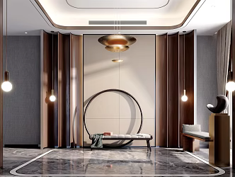 Modern Entrance 3d model