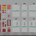 Essential Fire Safety Equipment Collection Featuring Extinguishers Hydrants Doors And Emergency Signs