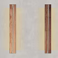 Modern Wooden Wall Lamp With Sleek Linear Design For Indoor Lighting Decor