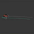 Fencing Equipment With Green And Red Protective Masks And Swords