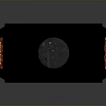 Black Thor Inspired Hammer Weapon With Orange Glowing Patterns And Handle Ring