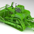 Bulldozer engineering vehicle mining vehicle Transformers 3d model