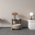 Bedside table lamp 3d model