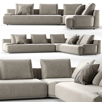 Bruce sofa multi-person sofa brand sofa corner sofa multi-person sofa 3d model