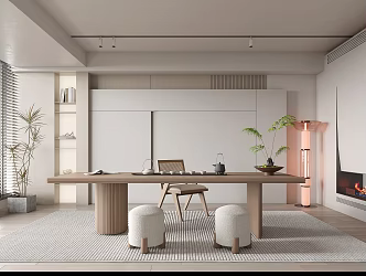 Modern Tea Room 3d model