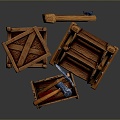 Wooden Crate Wooden Crate Old Wooden Crate Crate Broken Wooden Crate Wooden Crate Wooden Crate Wooden Crate Box 3d model