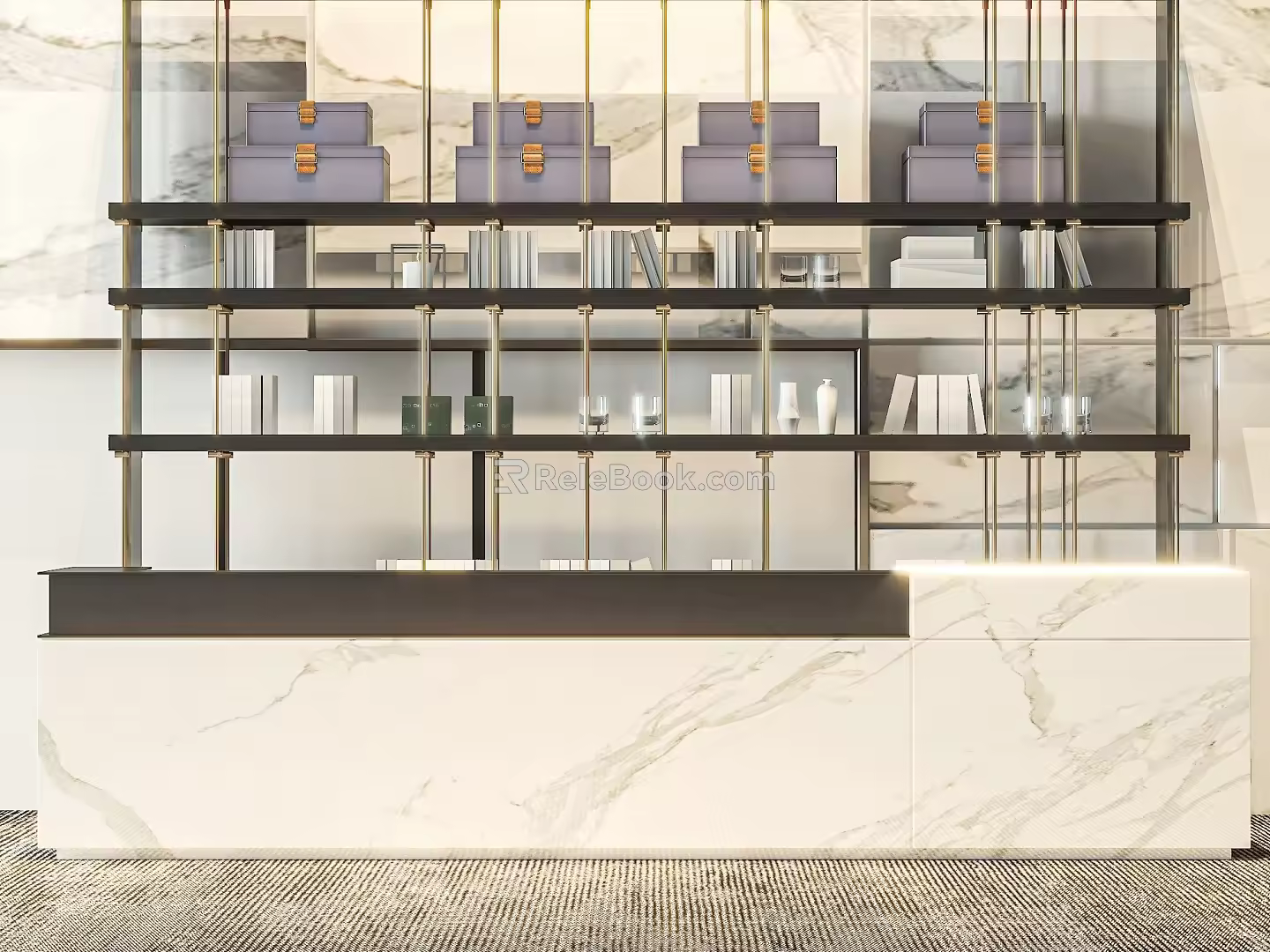 Front Desk 3d model