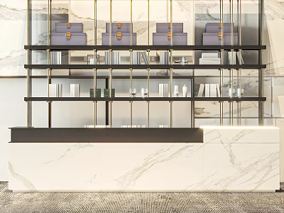 Front Desk 3d model