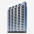 Single Building Residential Building 3d model