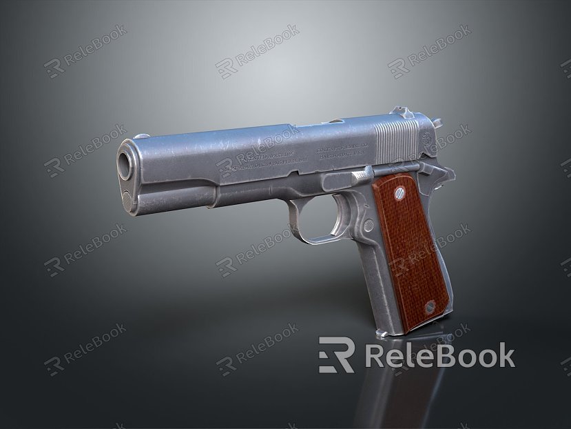 pistol semi-automatic pistol automatic pistol modern weapon hot weapon hot weapon gun military model