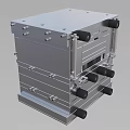 Sturdy Industrial Equipment Metal Square Frame Structure With Black Knobs And Screws