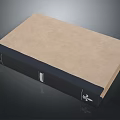 Organ and Hair Themed Hardcover Book With Brown Cover And Black Spine